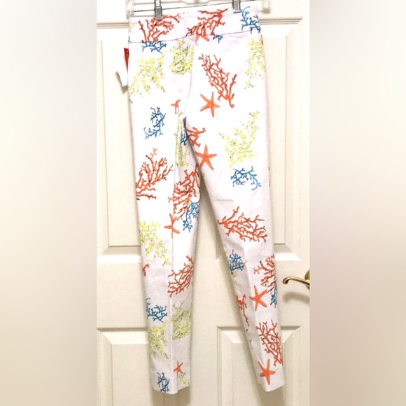 NWT Crazy Larry Ankle Pants in Multi Reef - Picture 10 of 16